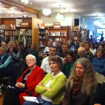 Eagle Harbor Books crowd Eagle Harbor Books crowd